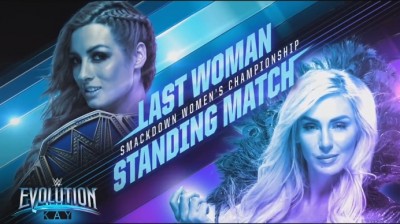 BECKY LYNCH VS CHARLOTTE FLAIR - EVOLUTION 2018