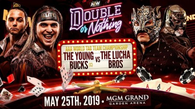 The Young Bucks Vs Lucha Brothers - Campeonatos Mundiales en Parejas de AAA - Double Or Nothing 2019
