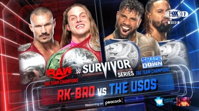 RK-Bro Vs The Usos - Campeones Vs Campeones - Survivor Series 2021