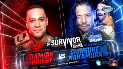 Damian Priest Vs Shinsuke Nakamura - Campeón Vs Campeón - Survivor Series 2021 Kickoff