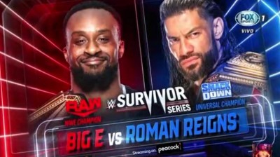 Big E Vs Roman Reigns - Campeón Vs Campeón - Survivor Series 2021