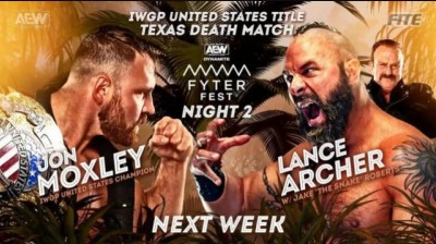Jon Moxley Vs Lance Archer - Texas Death Match - Campeonato Peso Pesado de los Estados Unidos de la IWGP - Dynamite Fyter Fest 21/07/2021