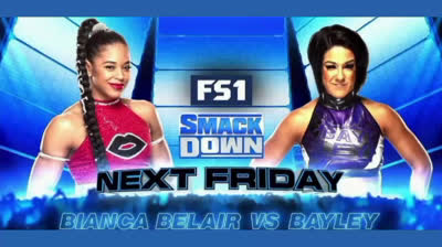 BIANCA BELAIR VS BAYLEY - SMACK DOWN 29 DE ENERO DE 2021