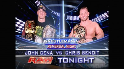 John Cena Vs Chris Benoit - Campeón Vs Campeón - RAW 19/03/2007