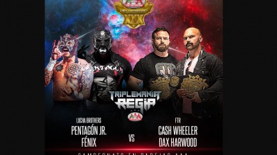 FTR Vs Lucha Brothers - Ladder Match - Campeonatos Mundiales en Parejas de AAA - Triplemanía Regia 2021