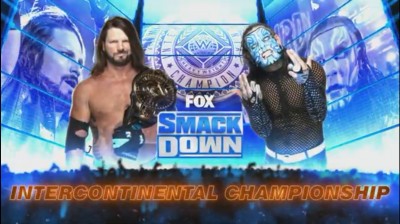 AJ Styles Vs Jeff Hardy - Campeonato Intercontinental - SmackDown 21/08/2020