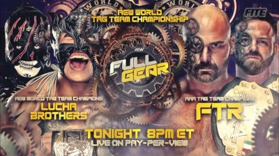 Lucha Brothers Vs FTR - Campeonatos Mundiales en Parejas de AEW - Full Gear 2021
