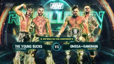 Kenny Omega y "Hangman" Adam Page Vs The Young Bucks - Campeonatos Mundiales en Parejas de AEW - Revolution 2020