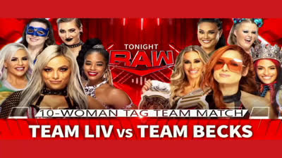 TEAM LIV MORGAN VS TEAM BECKY LYNCH - RAW 29 DE NOVIEMBRE DE 2021
