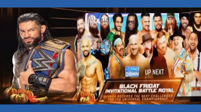 BLACK FRYDAY INVITATIONAL BATTLE ROYALE - SMACK DOWN 26 DE NOVIEMBRE DE 2021