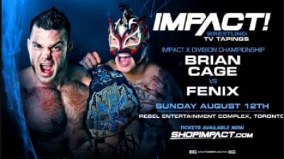Brian Cage Vs Fénix - Campeonato de la División X - Impact Wrestling ReDefined 30/08/2018