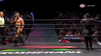 Laredo Kid Vs El Hijo del Vikingo - Campeonato Mundial de Peso Crucero de AAA - AAA Conquista Total Gira 2019