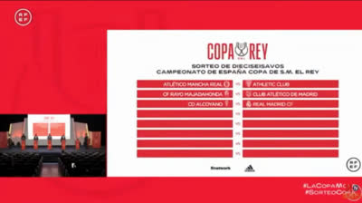 Emparejamientos Copa del Rey | 1/16 de Final