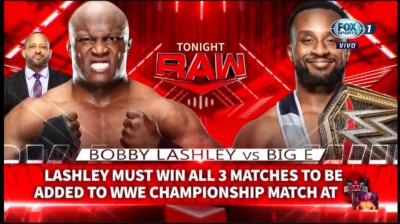 Big E Vs Bobby Lashley - No Disqualification Match - RAW 13/12/2021