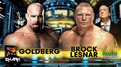 GOLDBERG VS BROCK LESNAR - SURVIVOR SERIES 2016