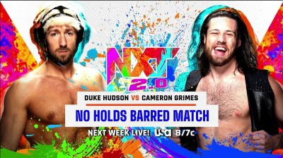 Cameron Grimes Vs Duke Hudson - No Holds Barred Match - NXT 2.0 14/12/2021