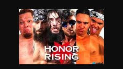 Jay Briscoe, Mark Briscoe y Toru Yano Vs BULLET CLUB - Campeonatos en Parejas de Peso Abierto 6-Man NEVER - Honor Rising Japan 2016