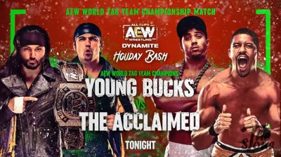 The Young Bucks Vs The Acclaimed - Campeonatos Mundiales en Parejas de AEW - Dynamite Holiday Bash 23/12/2020