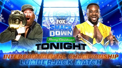 Sami Zayn Vs Big E - Lumberjack Match - Campeonato Intercontinental - SmackDown 25/12/2020