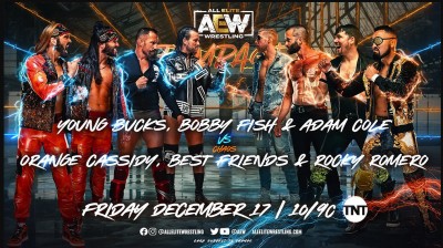 Orange Cassidy, Best Friends y Rocky Romero Vs SuperKliq y Bobby Fish - Rampage 17/12/2021