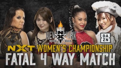 Shayna Baszler Vs Io Shirai Vs Kairi Sane Vs Bianca Belair - Campeonato Femenino de NXT - NXT TakeOver New York 2019