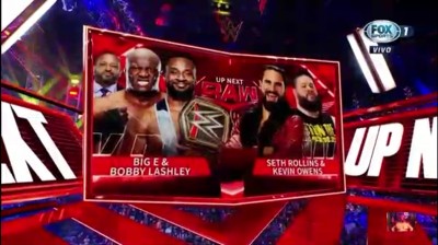 Big E y Bobby Lashley Vs Seth Rollins y Kevin Owens - RAW 20/12/2021