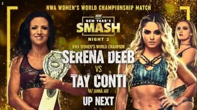Serena Deeb Vs Tay Conti - Campeonato Mundial Femenino de NWA - Dynamite New Year's Smash 13/01/2021