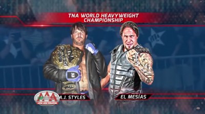 AJ Styles Vs El Mesías - Campeonato Mundial Peso Pesado de TNA - AAA Sin Límite 03/11/2013