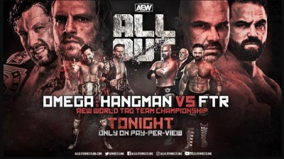 Kenny Omega y "Hangman" Adam Page Vs FTR - Campeonatos Mundiales en Parejas de AEW - All Out 2020