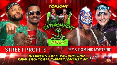 The Mysterios Vs The Street Profits - RAW 27/12/2021