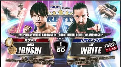 Kota Ibushi Vs Jay White - Campeonato Peso Pesado e Intercontinental de la IWGP - Wrestle Kingdom 15