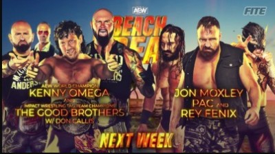Jon Moxley, Rey Fénix y PAC Vs Kenny Omega y The Good Brothers - Dynamite Beach Break 03/02/2021