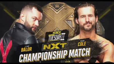 FIN BALOR VS ADAM COLE - NXT 8 DE SEPTIEMBRE DE 2020