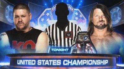 AJ Styles Vs Kevin Owens - Campeonato de los Estados Unidos - SmackDown 22/08/2017