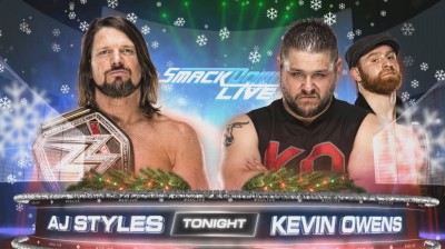 AJ Styles Vs Kevin Owens - SmackDown 26/12/2017