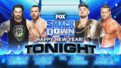 ROMAN REIGNS & DANIEL BRYAN VS KING CORBIN & DOLPH ZIGGLER - SMACK DOWN 3 DE ENERO DE 2020