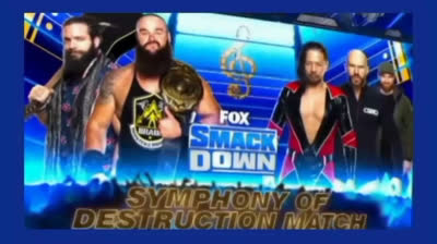 ELIAS & BRAUN STROWMAN VS SHINSUKE NAKAMURA & CESARO - SMACK DOWN 24 DE ENERO DE 2020