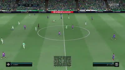 Juego un betis-barsa, luuk de jong es mvp