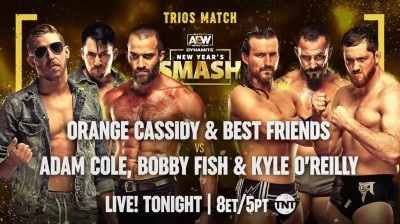 Orange Cassidy y Best Friends Vs Adam Cole, Bobby Fish y Kyle O'Reilly - Dynamite New Year's Smash 29/12/2021