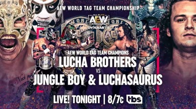 Lucha Brothers Vs Jurassic Express - Campeonatos Mundiales en Parejas de AEW - Dynamite 05/01/2022