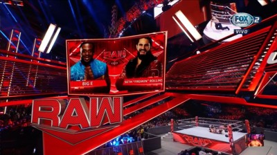 Big E Vs Seth "Freakin" Rollins - RAW 10/01/2022
