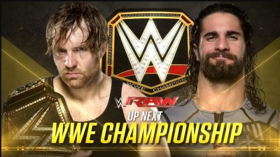 Dean Ambrose Vs Seth Rollins - Campeonato de WWE - RAW 18/07/2016