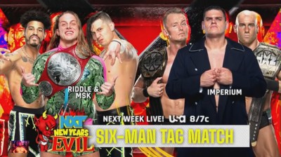 Riddle y MSK Vs Imperium - NXT 2.0 New Year's Evil 04/01/2022