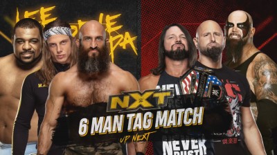 Tommaso Ciampa, Keith Lee y Matt Riddle Vs The O.C