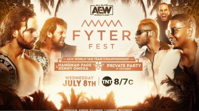 Kenny Omega y "Hangman" Adam Page Vs Private Party - Campeonatos Mundiales en Parejas de AEW - Dynamite Fyter Fest 08/07/2020