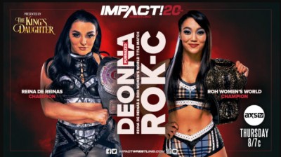 Deonna Purrazzo Vs Rok-C - Campeonato Vs Campeonato - Impact Wrestling 13/01/2022