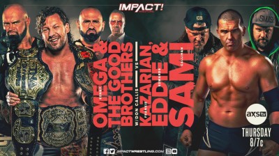 Sami Callihan, Eddie Edwards y Frankie Kazarian Vs Kenny Omega y The Good Brothers - Impact Wrestling 05/08/2021