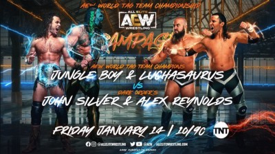 Jurassic Express Vs Dark Order - Campeones Mundiales en Parejas de AEW - Rampage 14/01/2022