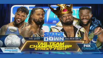 THE USOS VS THE NEW DAY - SMACK DOWN 7 DE ENERO DE 2022