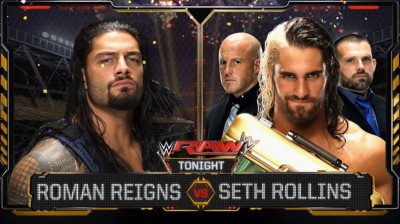Roman Reigns Vs Seth Rollins - RAW 29/12/2014